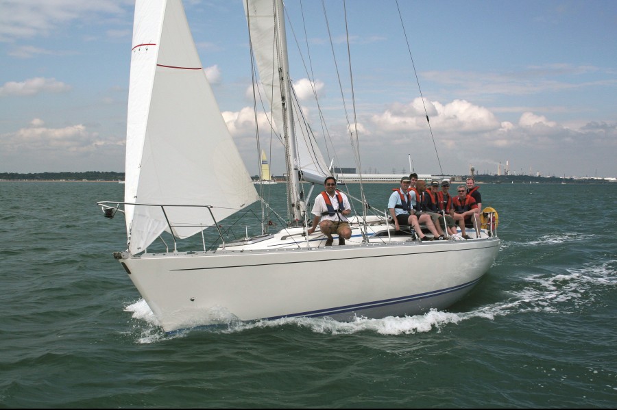 Great Sailing on a Sigma 38 Yacht