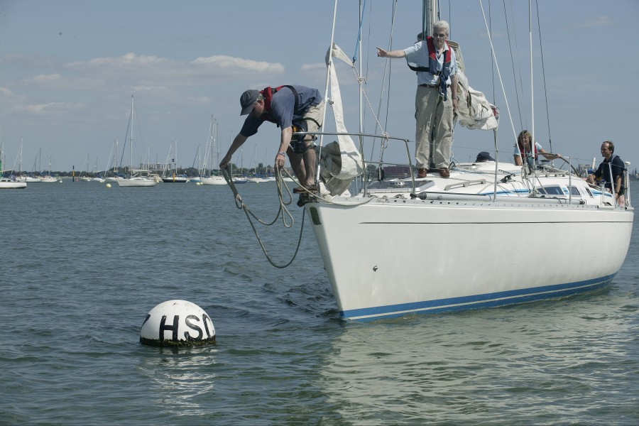 Boat Handling Course - Picking up a mooring buoy