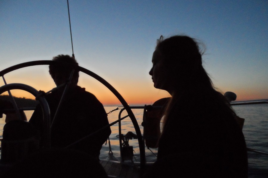 Competent Crew night sailing