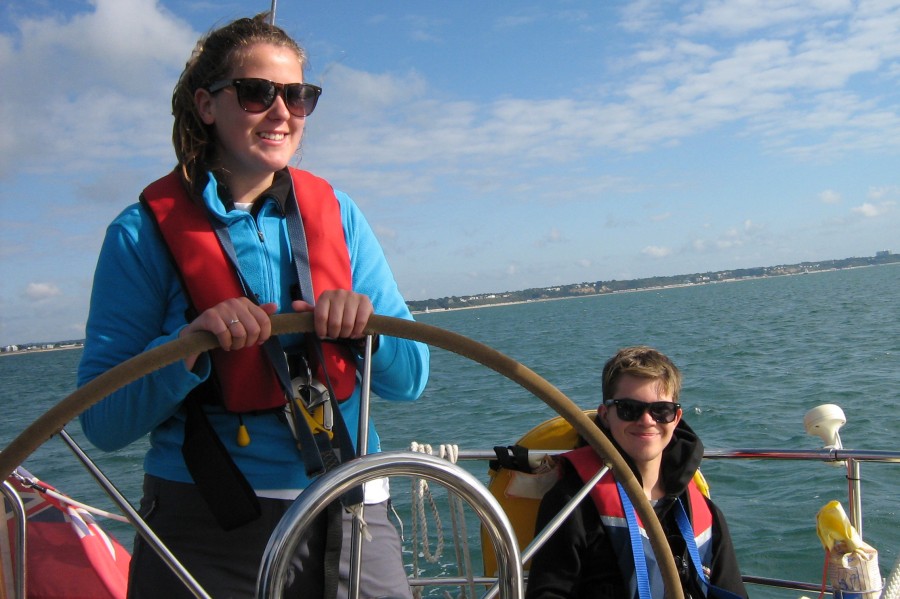 Taking the helm on a DofE Sailing Expedition