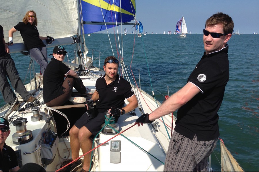 Sail Trim on the Round the Island race