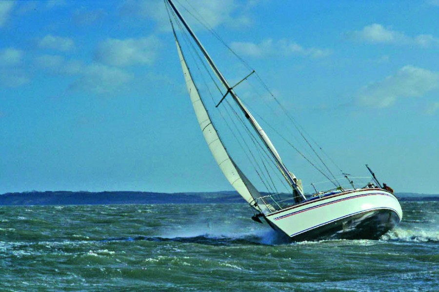 Sailing in the solent