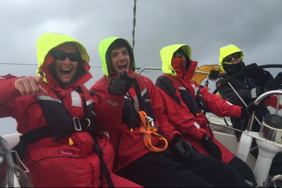 New friends on a BOSS sailing course