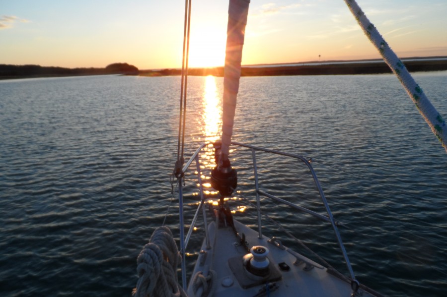 DofE Sailing Expedition - Last night at anchor