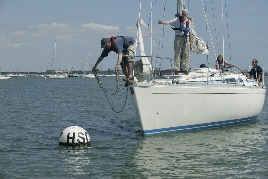 Competent Crew - Pricking up a mooring buoy