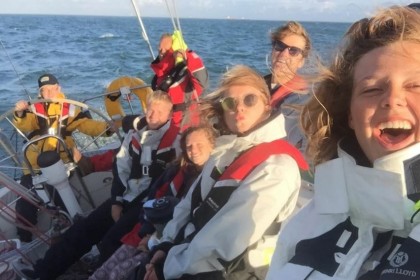 Having fun on a DofE Sailing Expedition